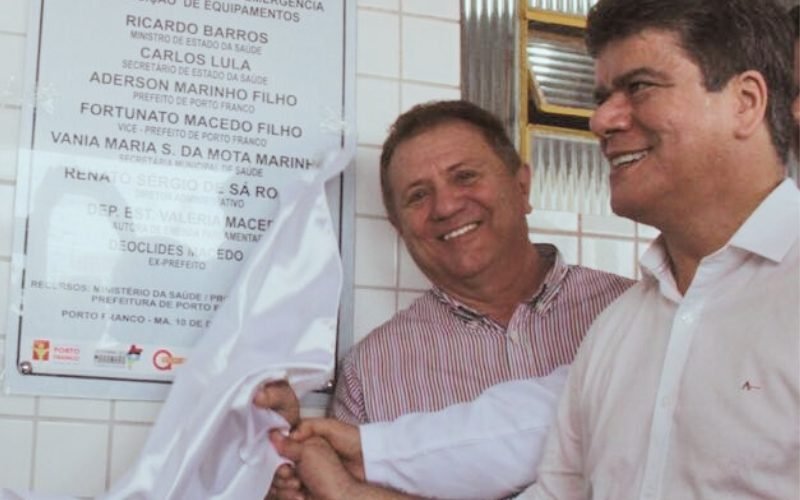 Porto Franco (MA) Ex-prefeito Adersinho e atual prefeito Deoclides