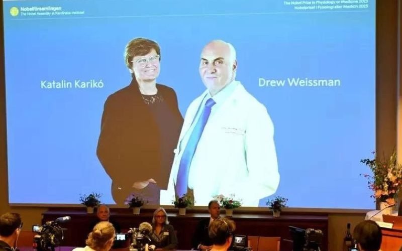 Katalin Karikó e Drew Weissman