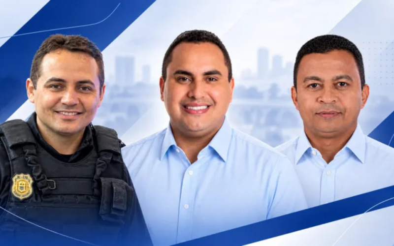 Charles Pessoa, Georgiano Neto e Dr. Francisco Costa ocupam as três primeiras posições da pesquisa Datamax